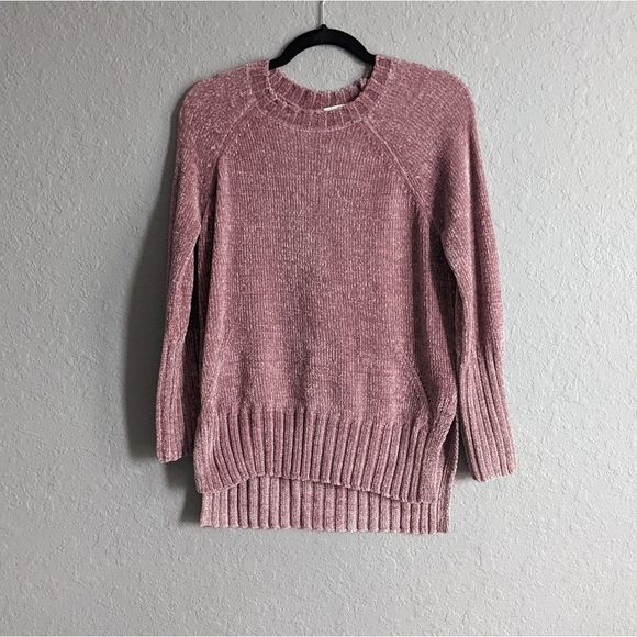 Pink Rose Sweaters - ⬇️ Pink rose chenille sweater